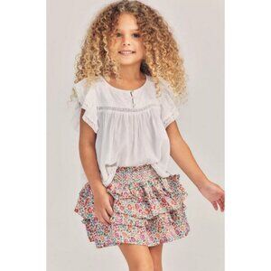 💕LOVESHACKFANCY x LIBERTY LONDON💕 Billie Skirt ~ D'Anjo Floral Print 3-4 Y NWT